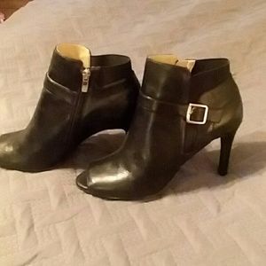 Open toe  booties, never worn.